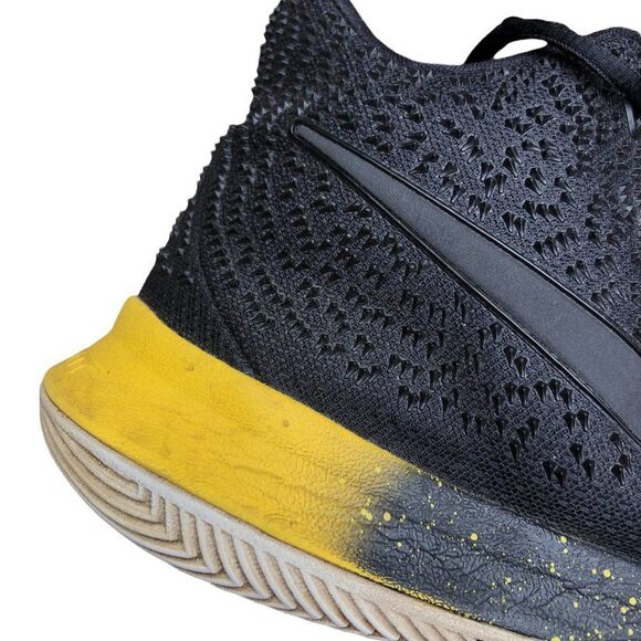2017 Nike Kyrie 3 Black Yellow Size 14 - Picture 13 of 16